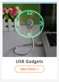 USB LED CLOCK & FAN