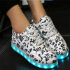 Led Shoes 2017 Men Colorful glowing shoes with luminous casual led