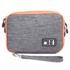 Waterproof Double Layer Cable Storage Electronic Organizer Gadget Travel Bag