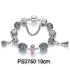 EVOJEW Antique Silver 925 Starfish Eiffel Tower Snowflake Crystal Heart Charm Beads Fit Original Bracelet Women DIY Jewelry Gift