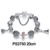 EVOJEW Antique Silver 925 Starfish Eiffel Tower Snowflake Crystal Heart Charm Beads Fit Original Bracelet Women DIY Jewelry Gift