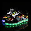 Led Shoes 2017 Men Colorful glowing shoes with luminous casual led