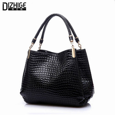 Leather Women Handbag Bolsas De Couro Fashion Famous Brands Alligator 2017