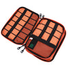 Waterproof Double Layer Cable Storage Electronic Organizer Gadget Travel Bag